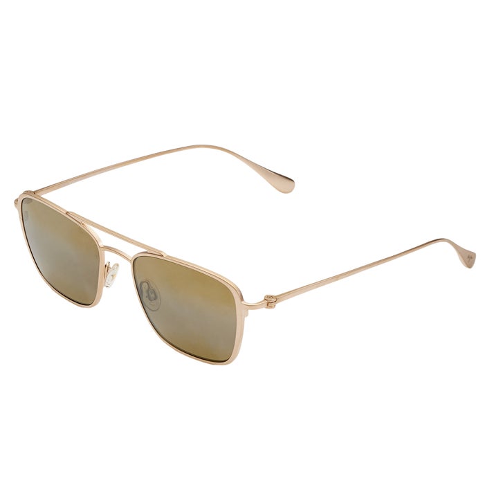 Maui Jim Ebb & Flow H542-16A Satin Gold HCL Bronze Polarized
