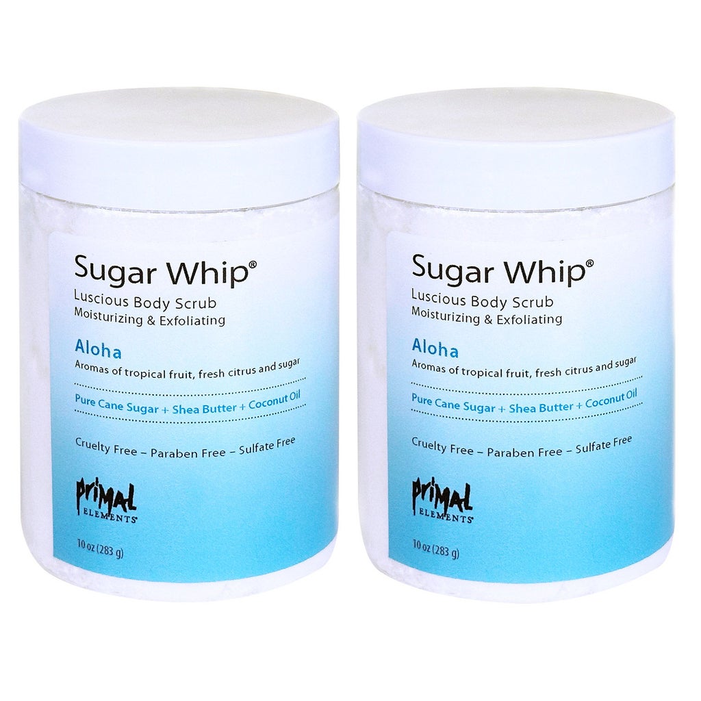 Primal Elements Sugar Whip Moisturizing Sugar Scrub - Aloha, 10 fl