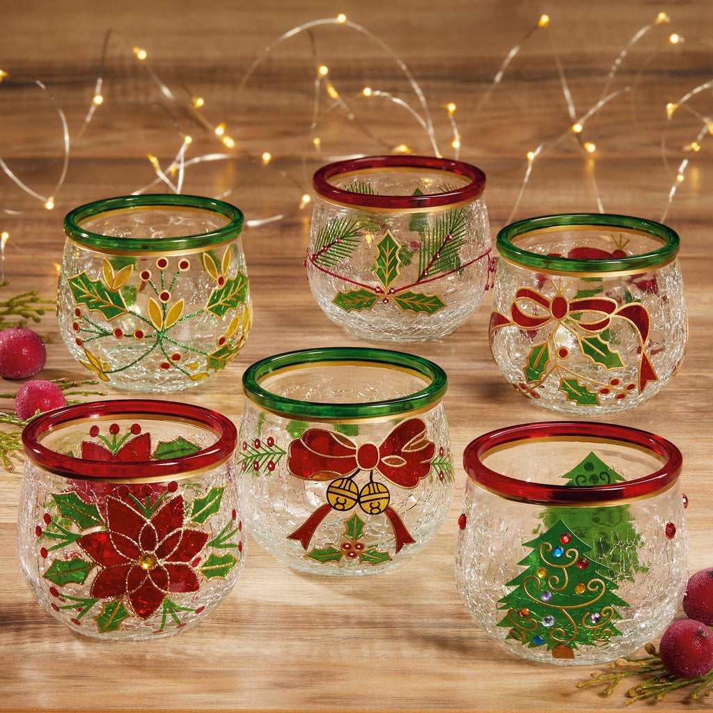 6-piece Glass Candle Holder Set | Costco
