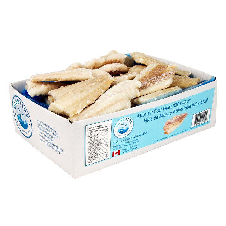 Blue Tide Frozen Atlantic Cod Fillets, 4.54 kg | Costco