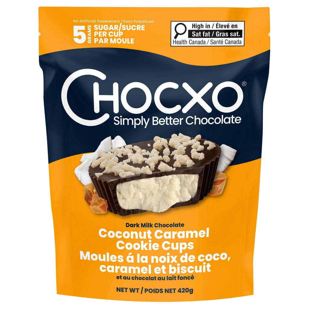 Chocxo Coconut Caramel Cookie Cups, 420 g | Costco