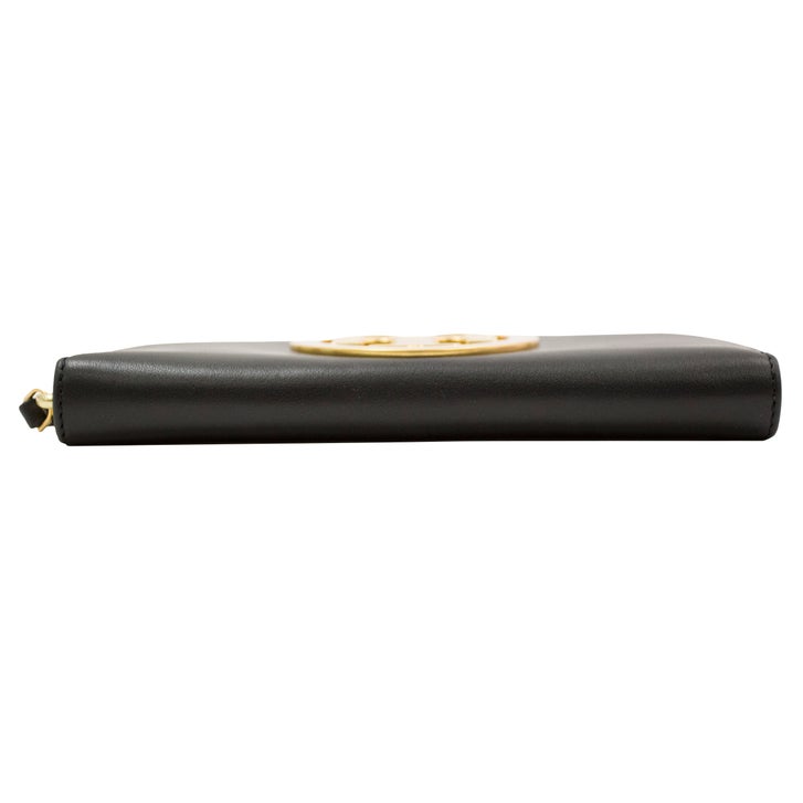 Tory Burch Charlie Zip Continental Wallet, Black | Costco