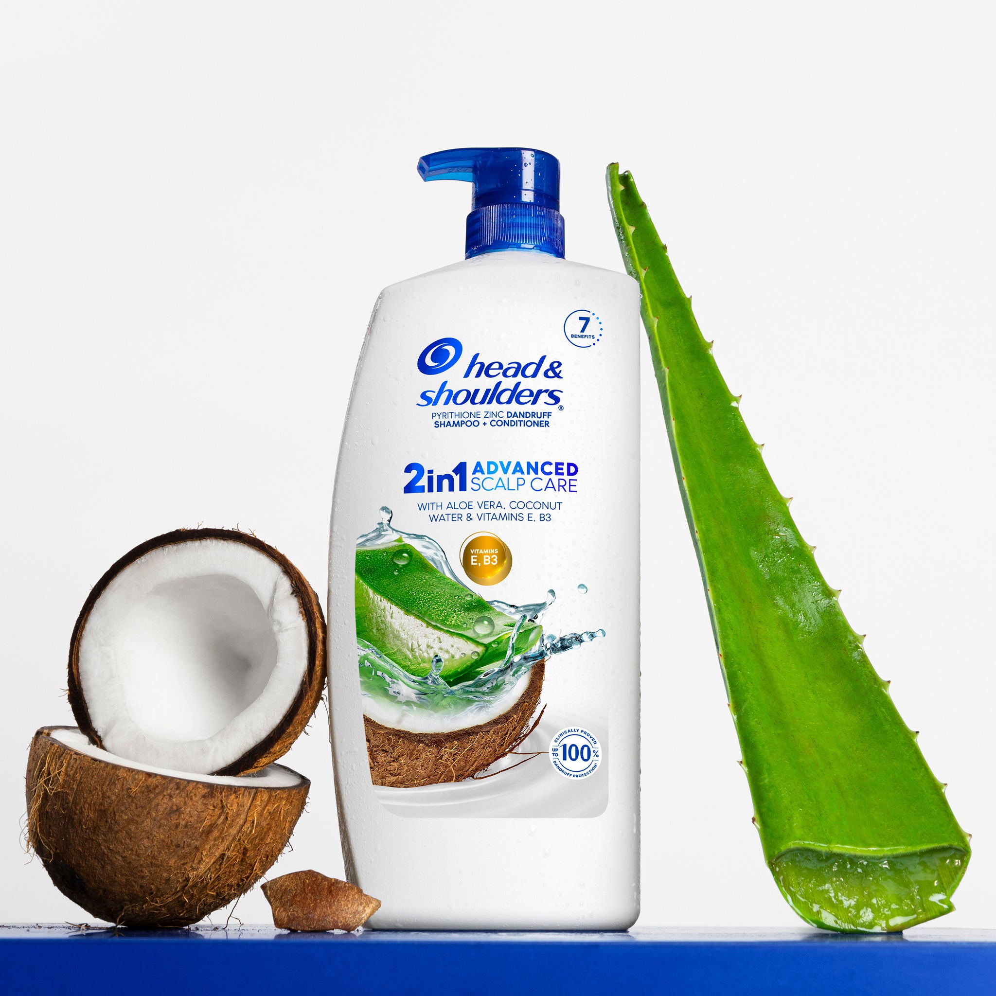 Head & Shoulders 2-in-1 Dandruff Shampoo and Conditioner Advanced Scalp  Care with Aloe Vera, Coconut Water & Vitamins, 40 fl oz | Costco