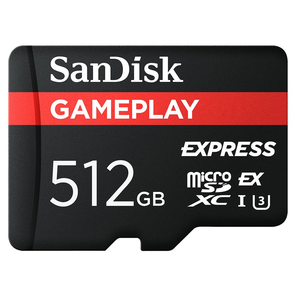 SanDisk 512GB GamePLAY microSD Express Card - Works with Nintendo