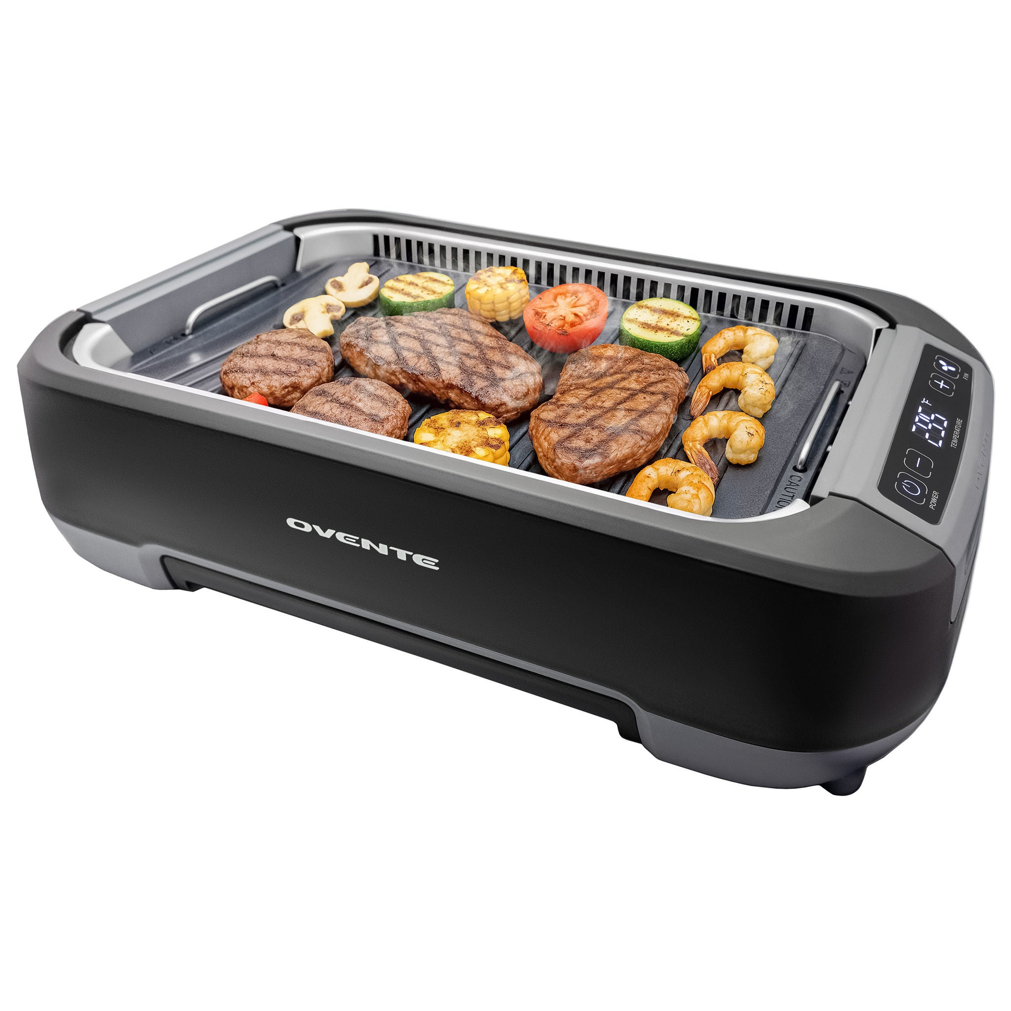 Ovente Smokeless Griddle & Grill System