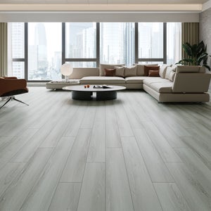 Kairos 19 cm (7.5 in.) Water Resistant Laminate Flooring.