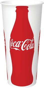 Graphic Packaging Coca-Cola Cold Cups, 44 oz, 500 ct