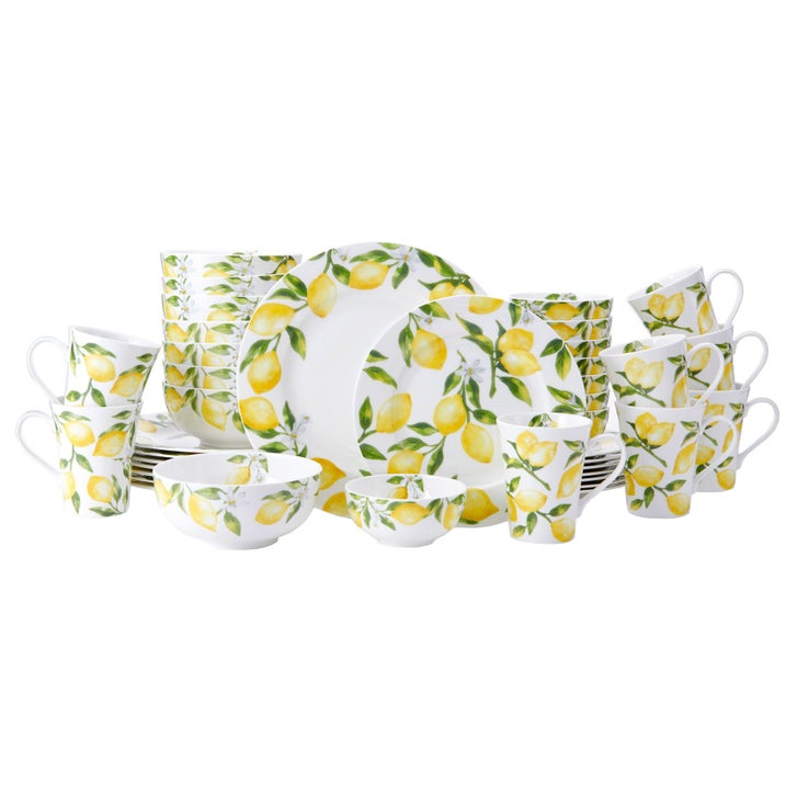 Mikasa Lemons 40-piece Dinnerware Set | Costco