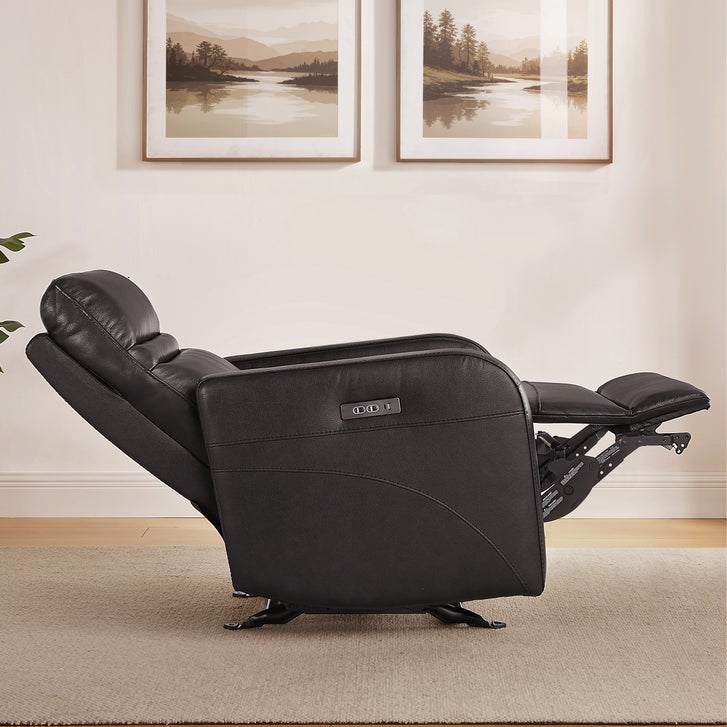 Gilman Creek Aldryn Leather Gliding Power Recliner with Power