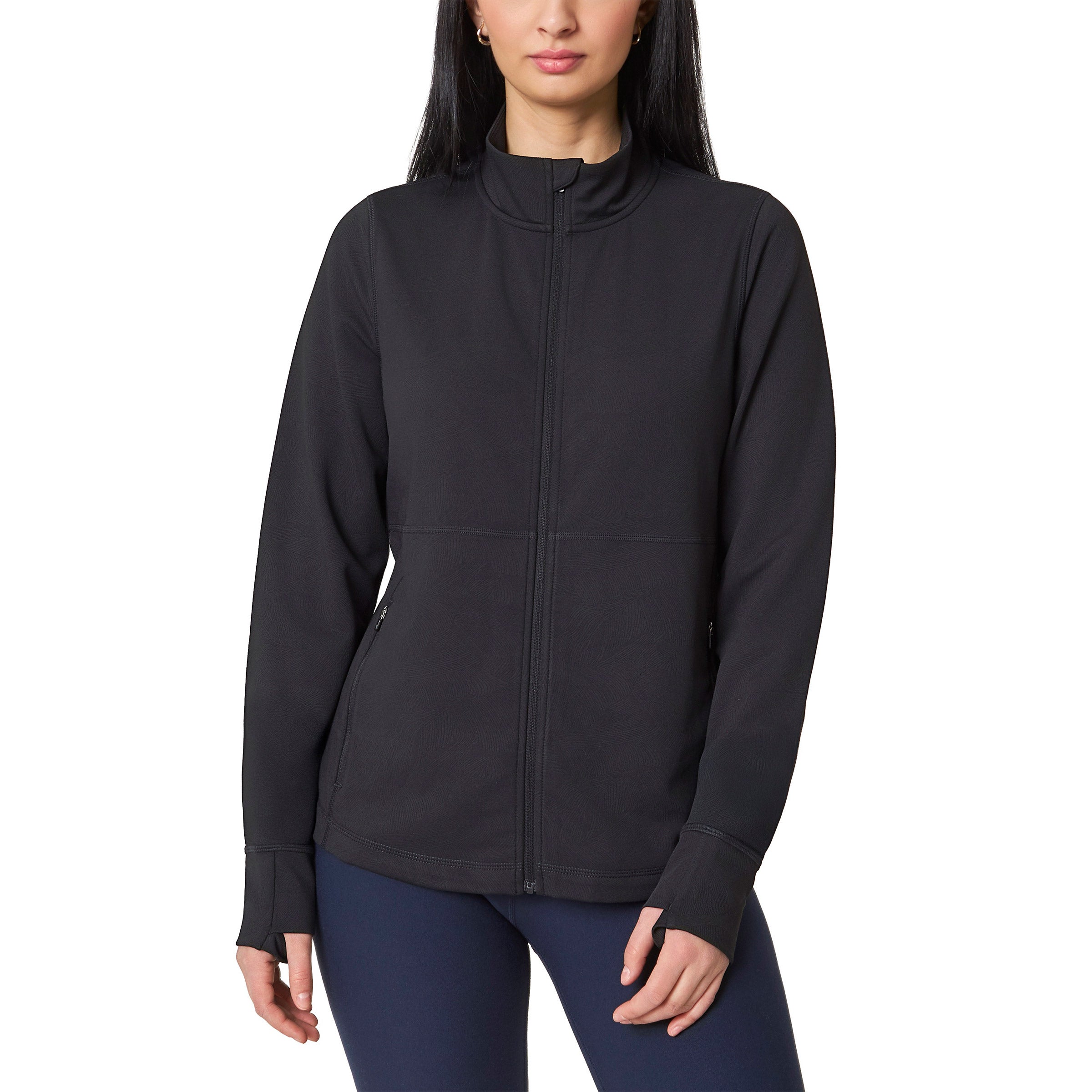 Mondetta Women's Jacquard Full-Zip