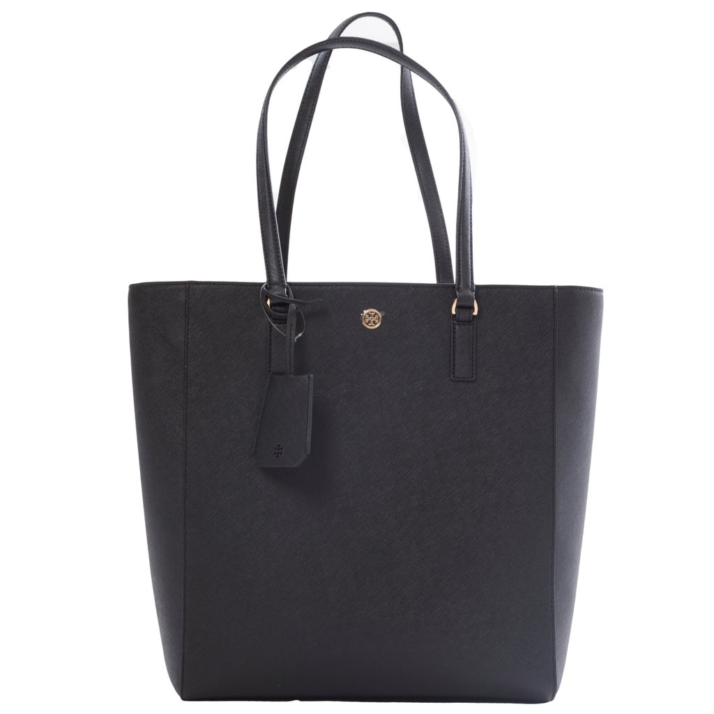 Tory Burch Robinson North/South Tote, Black | Costco