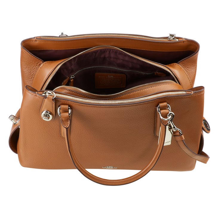 Coach Brooklyn 34 Satchel, Saddle | Costco