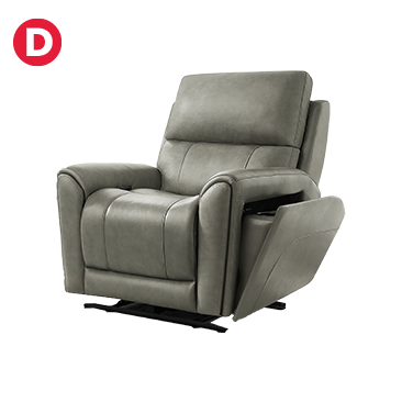 costco direct.Hollis Leather Power Recliner with Power Headrests