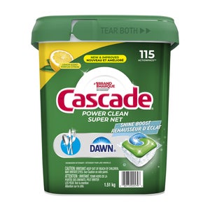 Cascade Power Clean Shine Boost, 115-count