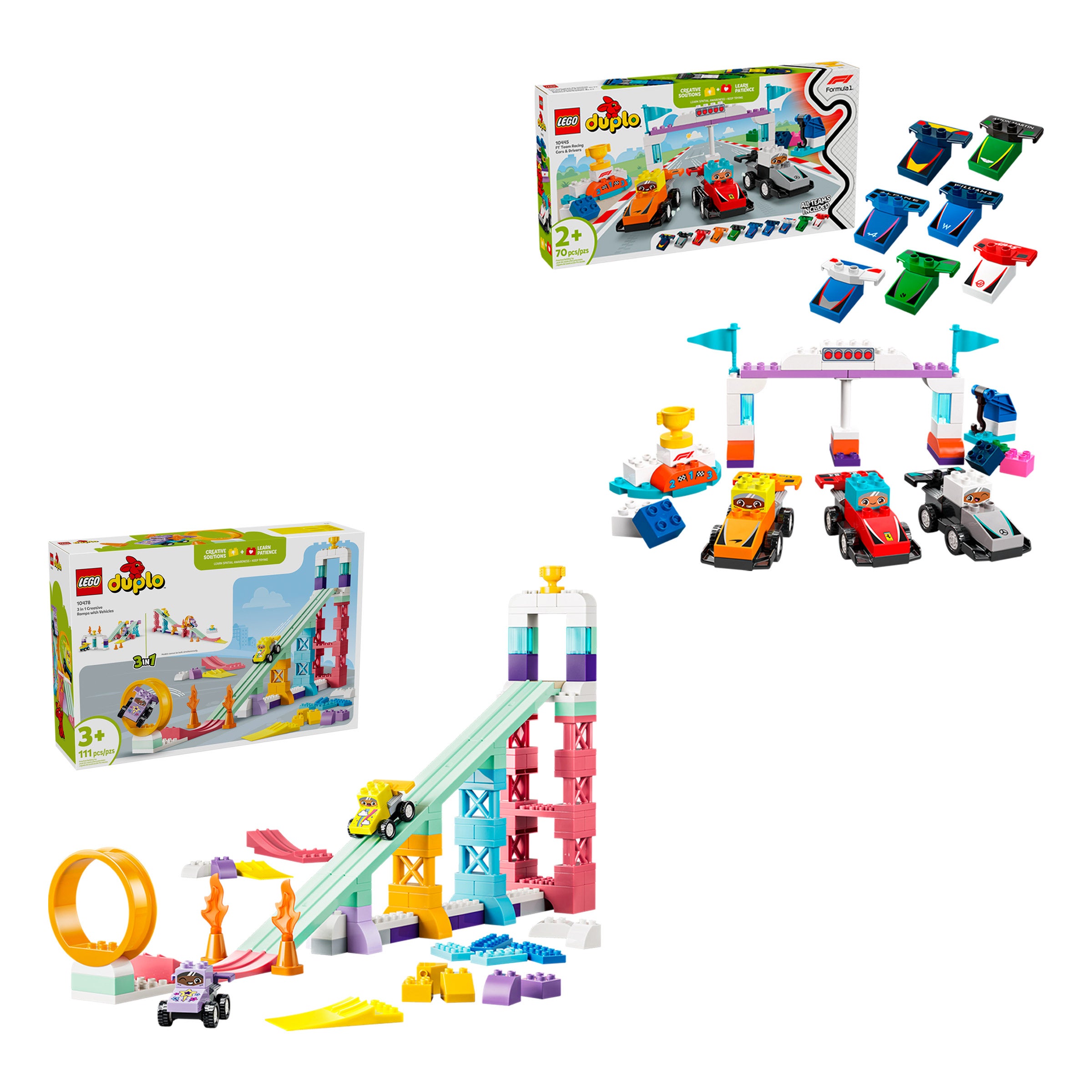 LEGO DUPLO Race Ramp & F1 Bundle