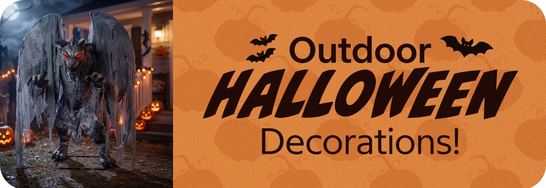 Outdoor Halloween Decorations.