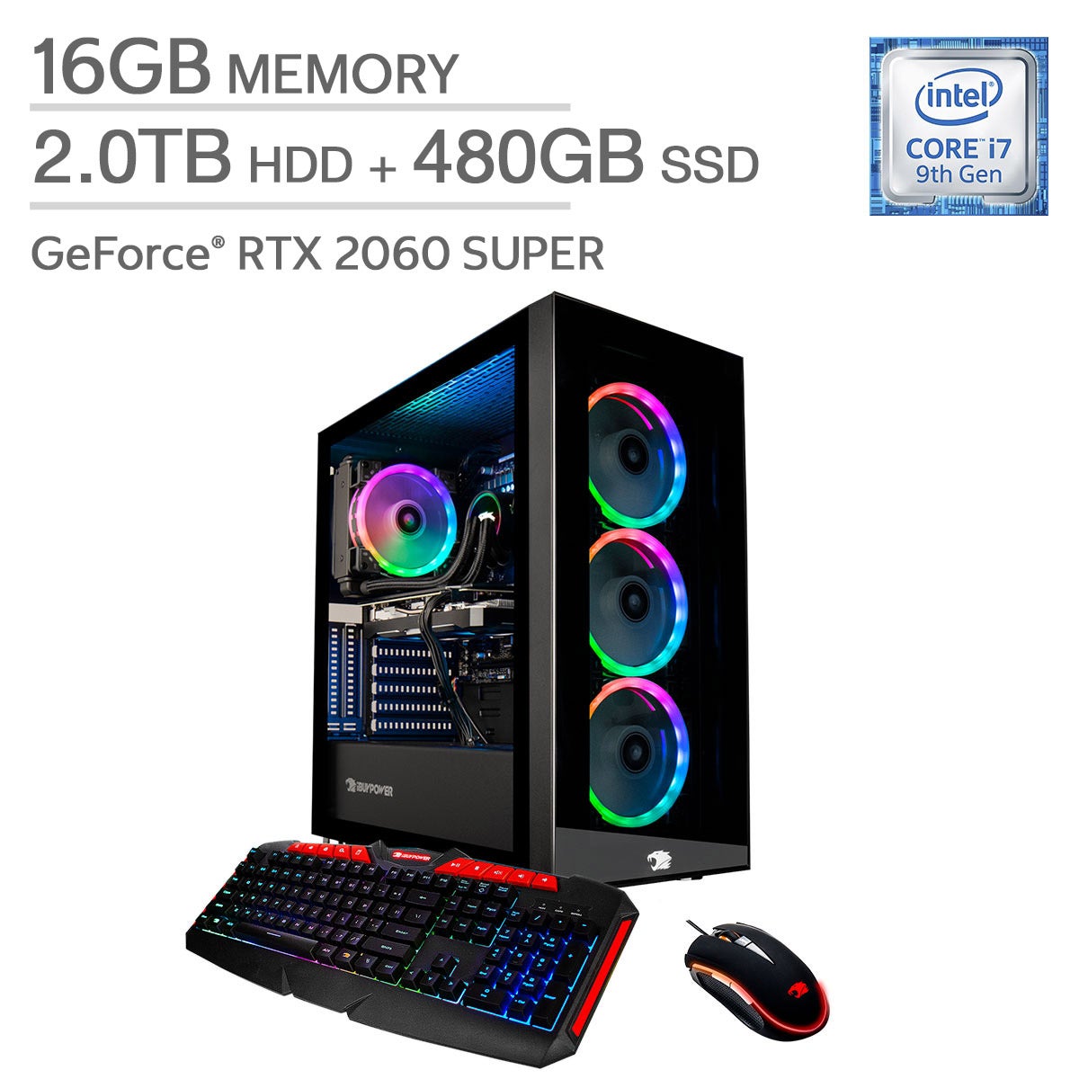 iBUYPOWER CO900iV2 Gaming Desktop - 9th Gen Intel Core i7