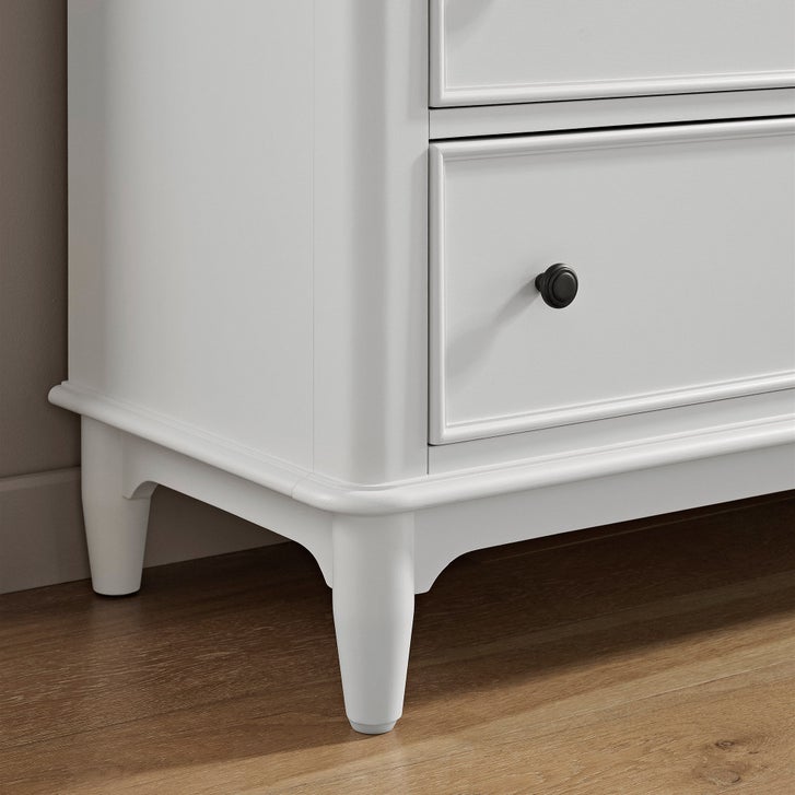amazon white dresser CARPETNAL for Bedroom, 6 Drawer Dresser with Wide Drawers and Gold Metal Handles, 47 Wood Dressers & Chests of Drawers for Hallway, Entryway. : Home & Kitchen The rectilinear design is grounded by tactile grasscloth in sober colors Amazon's compact $20 mini dresser