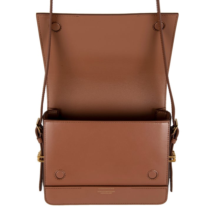 Burberry Grace Leather Shoulder Bag, Brown | Costco