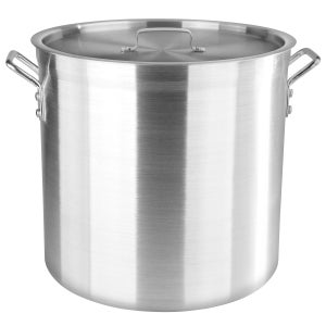 New Star Foodservice Aluminum Stock Pot with Lid, 37.9 L