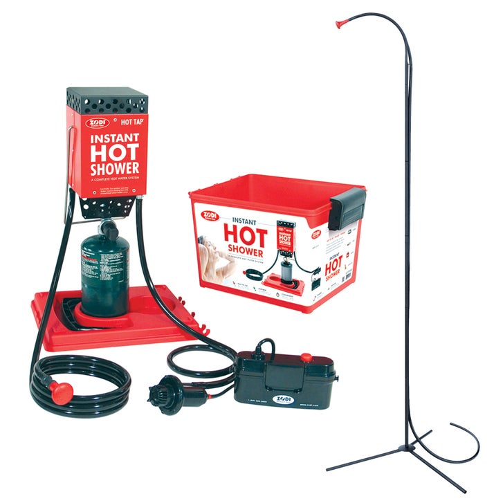 Zodi Hot Tap Portable Instant Hot Shower with Shower Pole | Costco