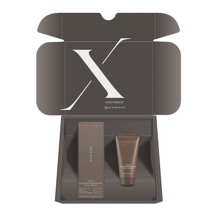 Exuviance Triple Microdermabrasion Face Polish Treatment Set, 3.8