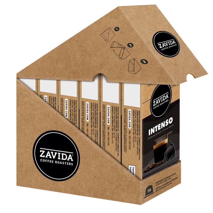 Zavida Coffee Non-Flavoured Aluminum Capsules Compatible with