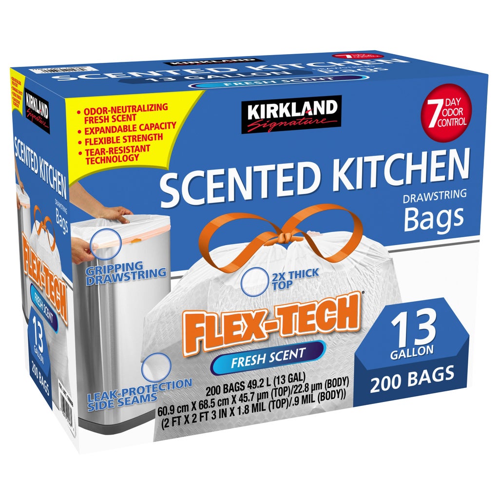 C*L様 #ゆんの気まぐれオークション　（竹）　ヒノアラシ　3枚　ミニマムパック Kirkland Signature Flex-Tech 13-Gallon Scented Kitchen Trash Bags