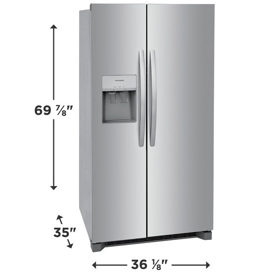 Frigidaire 25.6 cu. ft. Standard Depth Side by Side Refrigerator