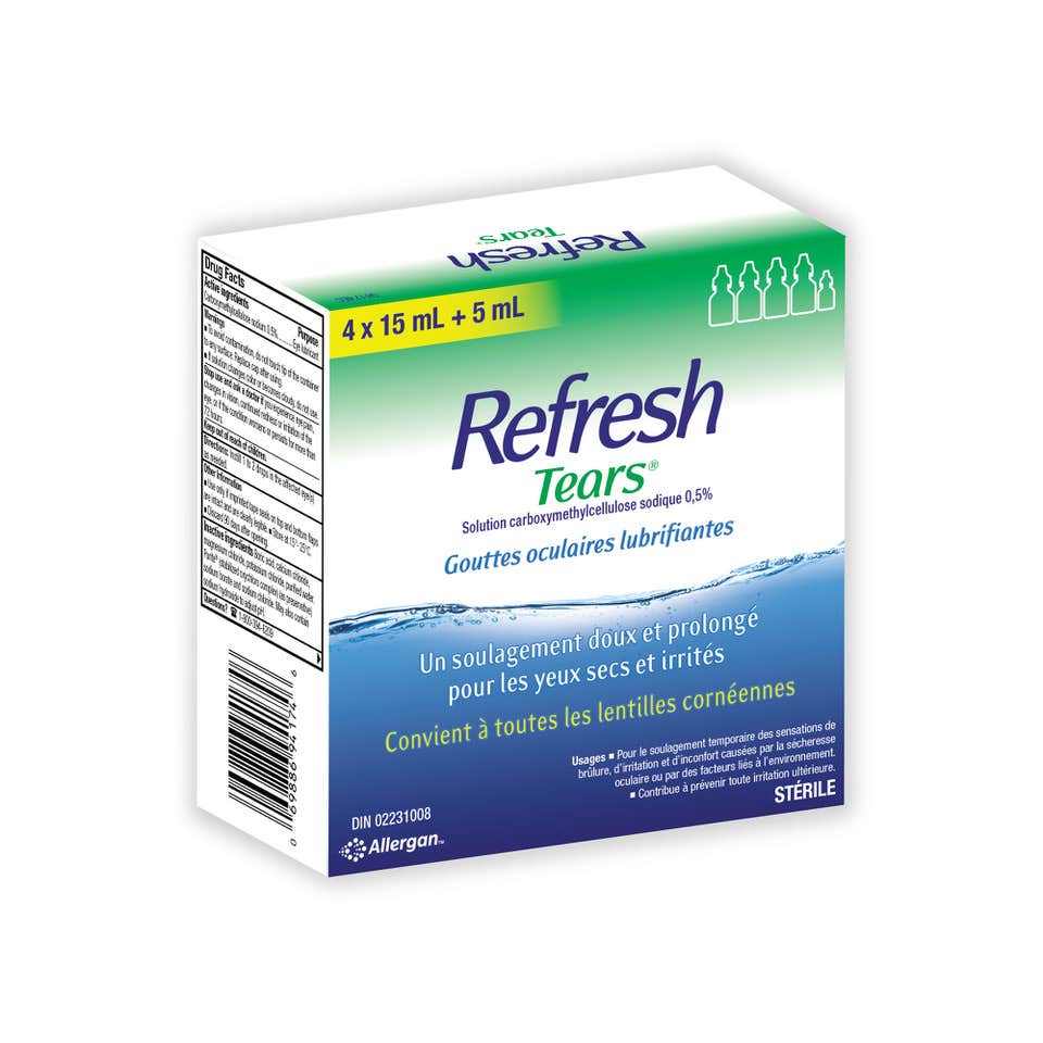 Gouttes oculaires lubrifiantes Refresh Tears