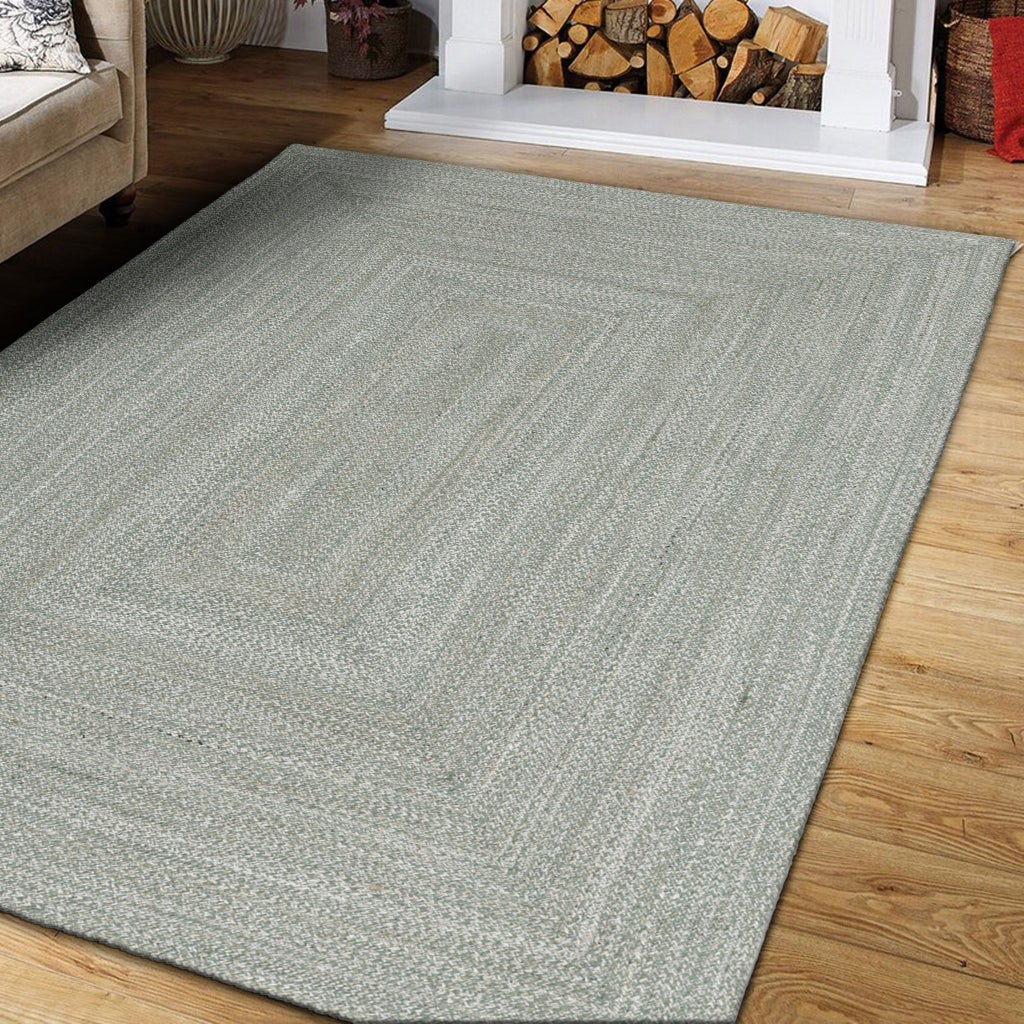 Obeetee Layla Braided Area Rug, Green, 5' x 7'6” | Costco