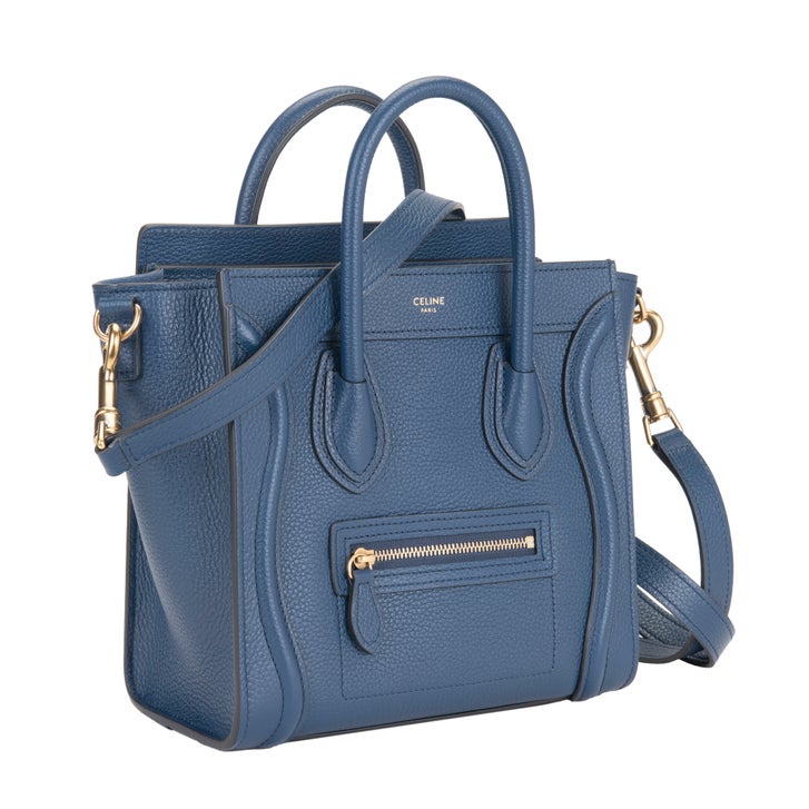 Celine Nano Luggage Shoulder Bag, Blue | Costco