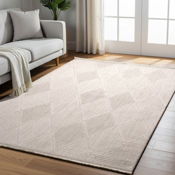 オーラージュ グレースクリーム Serenity Area Rug Collection, Rassa Cream | Costco