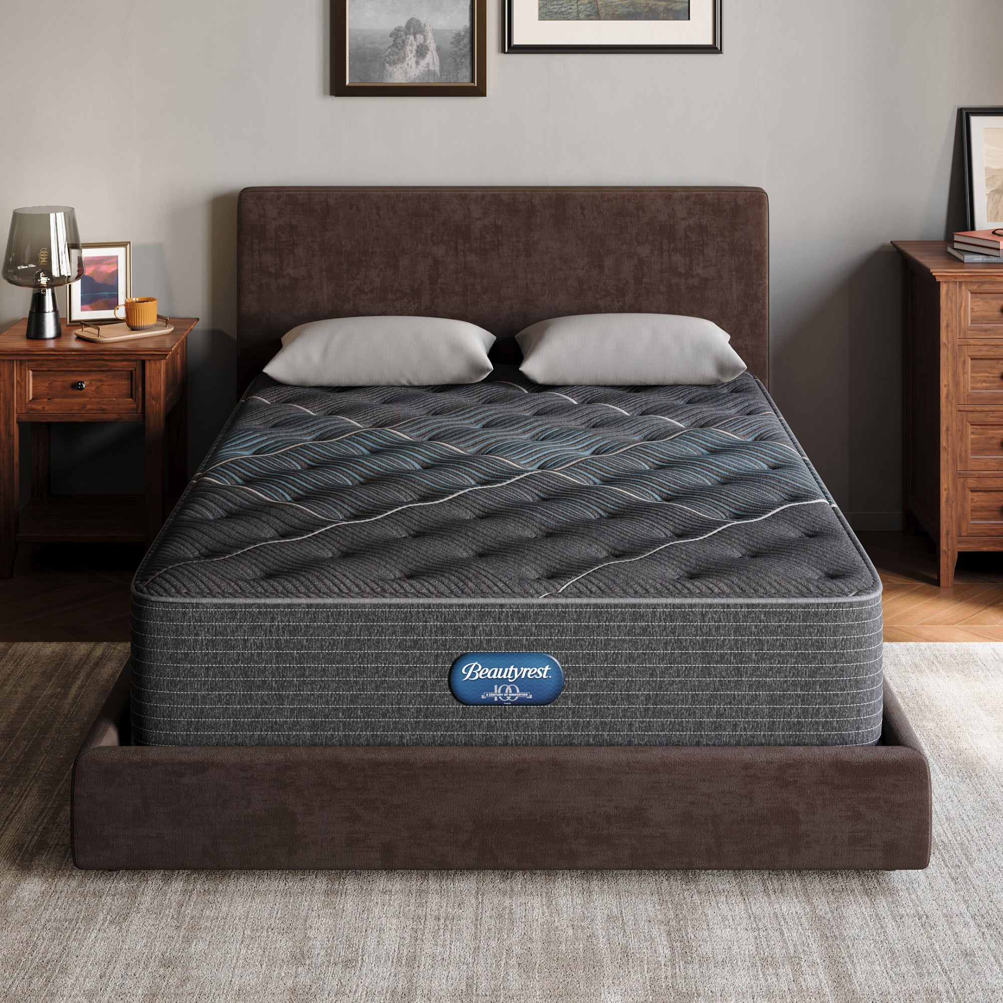 Beautyrest 14.5-inch Silver Hybrid DualCool Plush Mattress, Queen