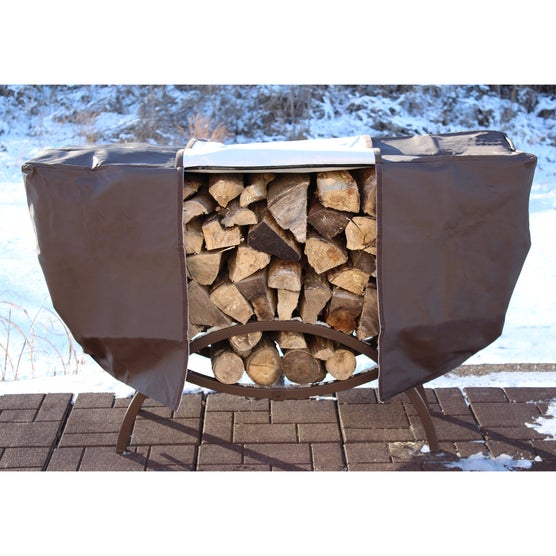 5 ft. Crescent Firewood Rack | Costco