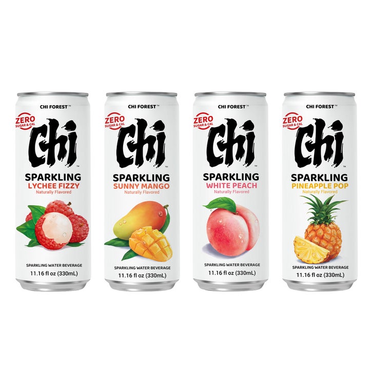 Chi Forest Flavored Sparkling Water, Variety Pack, 11.16 fl oz, 24