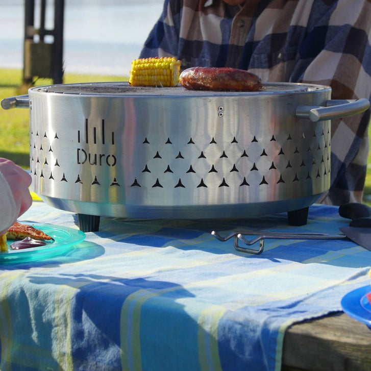 Duro 304 Stainless Steel Charcoal Tabletop Grill | Costco