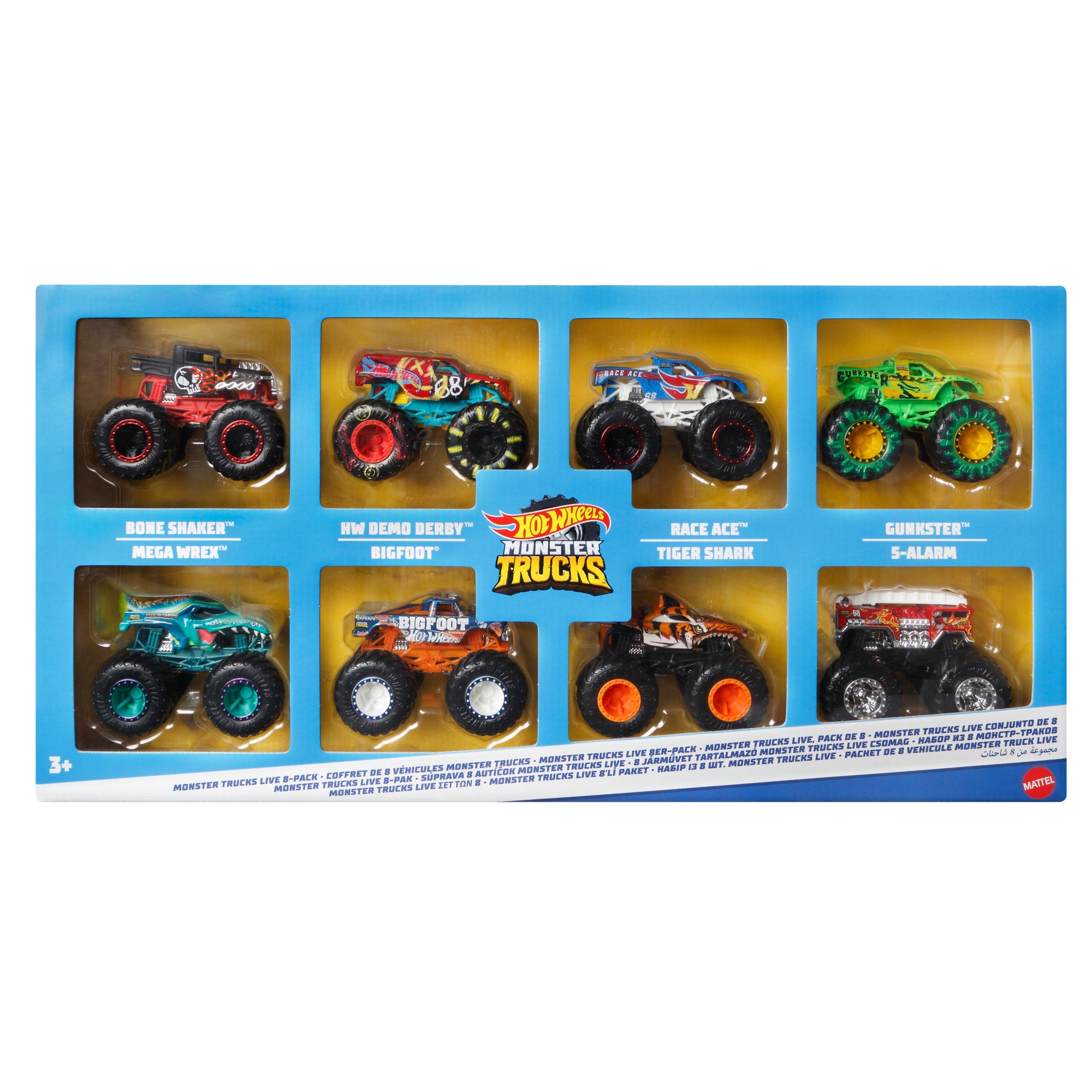 Hot Wheels Monster Trucks 8-pack | Costco