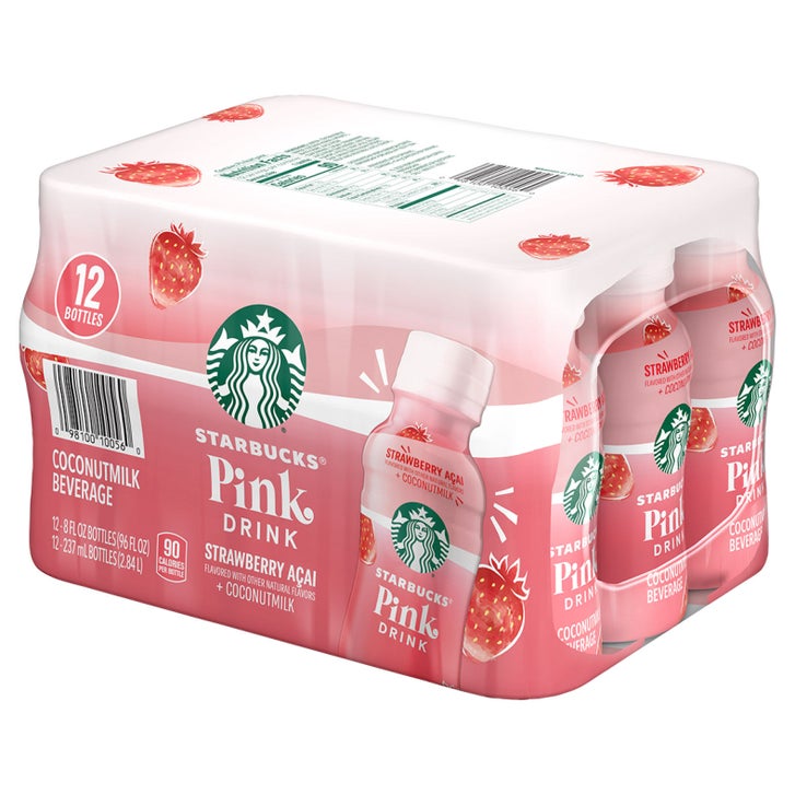Starbucks Pink Drink Coconutmilk Beverage, Strawberry Acai, 8 fl