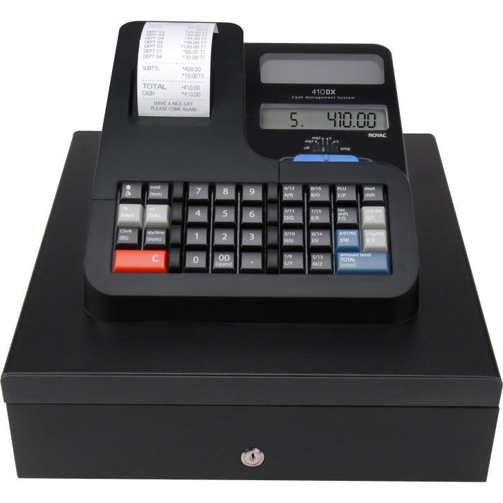 Royal 410 DX Electronic Cash Register, Black | Costco