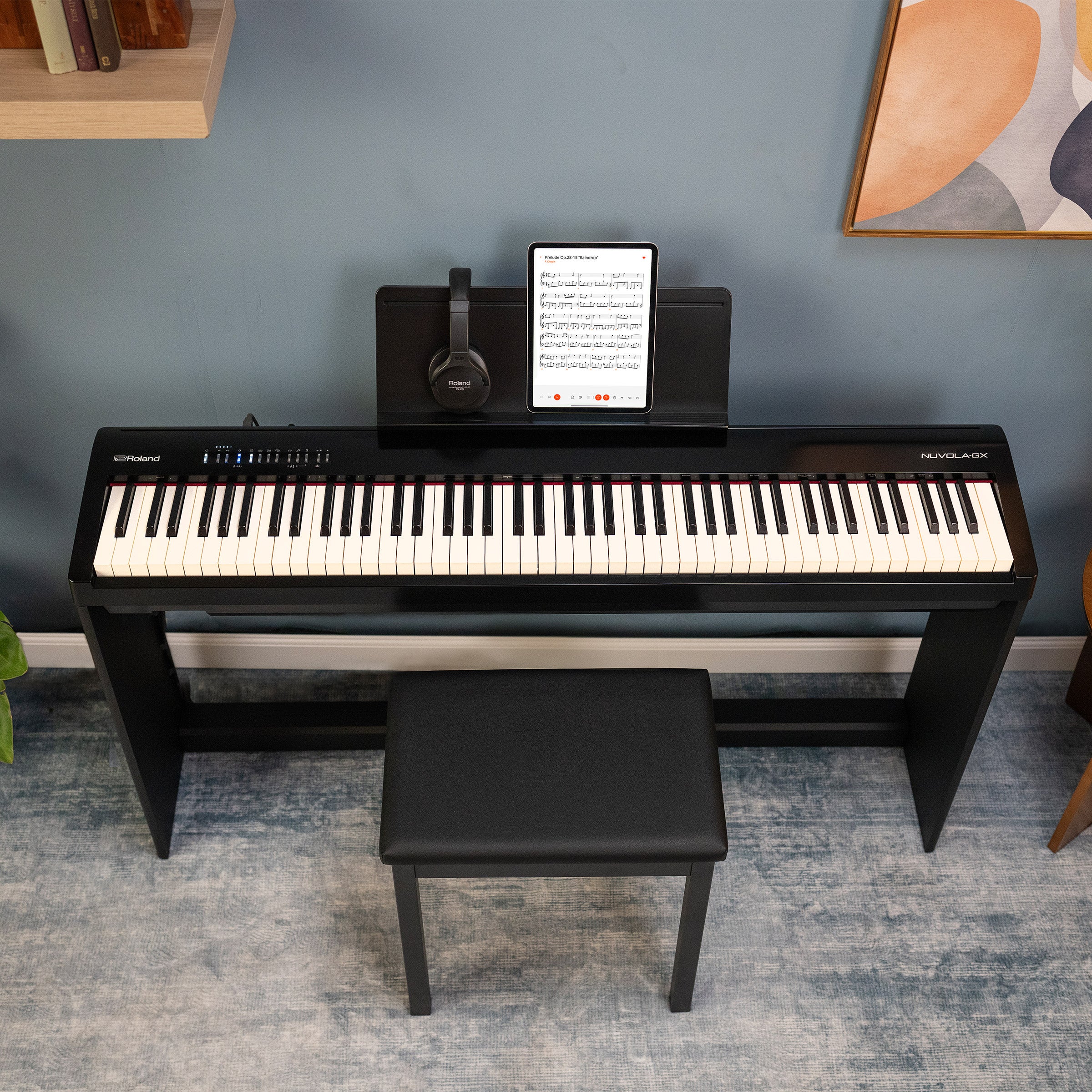 首都圏直接渡しRoland Digital Piano FP-3とアンプセット Roland NUVOLA-GX Digital Piano with Stand and Headphones Bundle