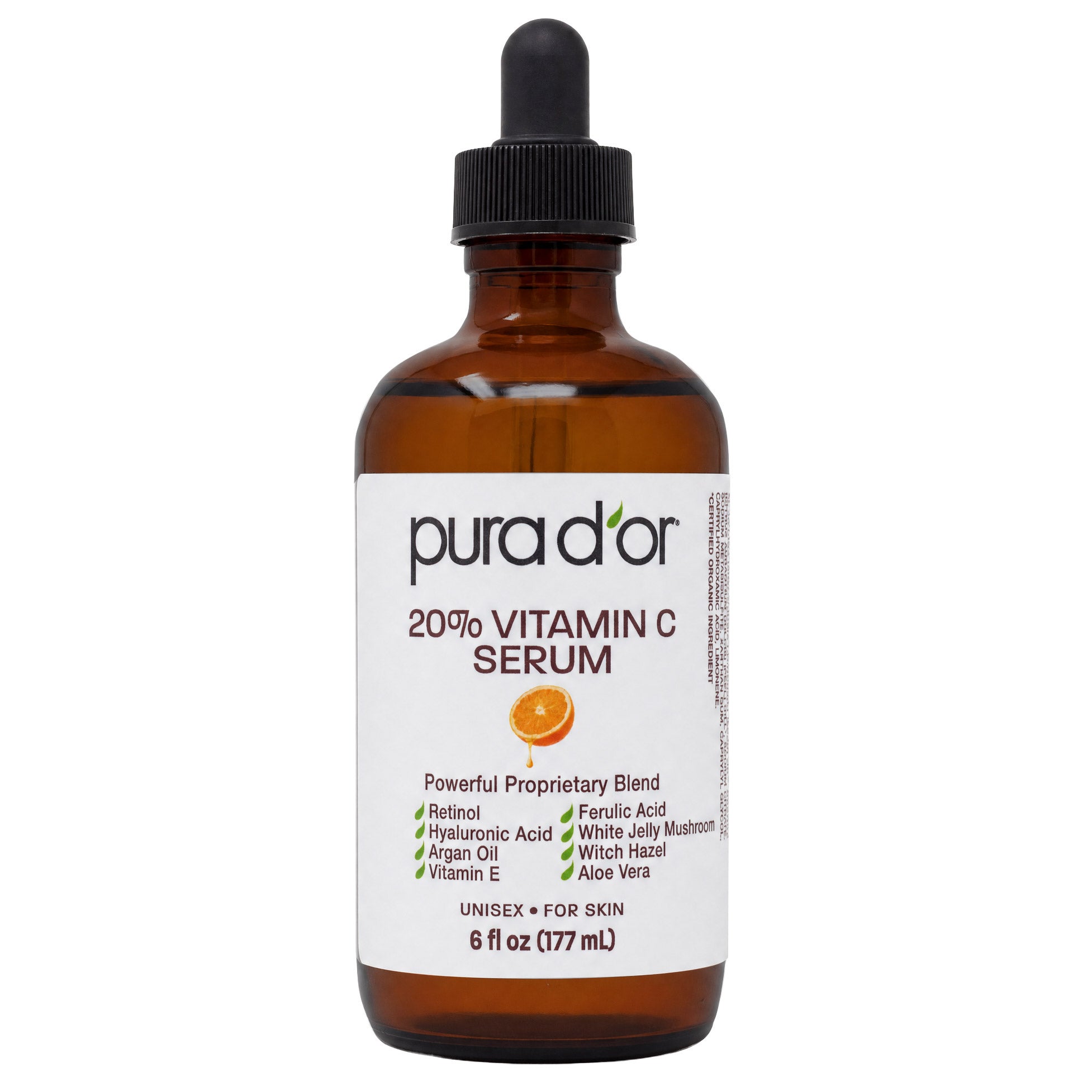 pura d'or 20% Vitamin C Serum, 6 fl oz, 2-pack | Costco