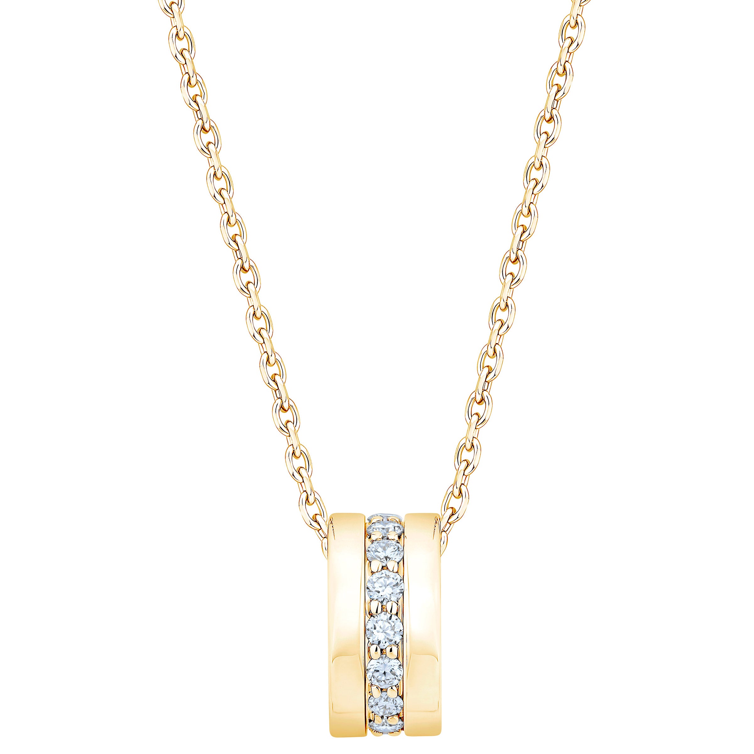 Round Brilliant 0.20 ctw VS2 Clarity, I Color Diamond 14kt Yellow