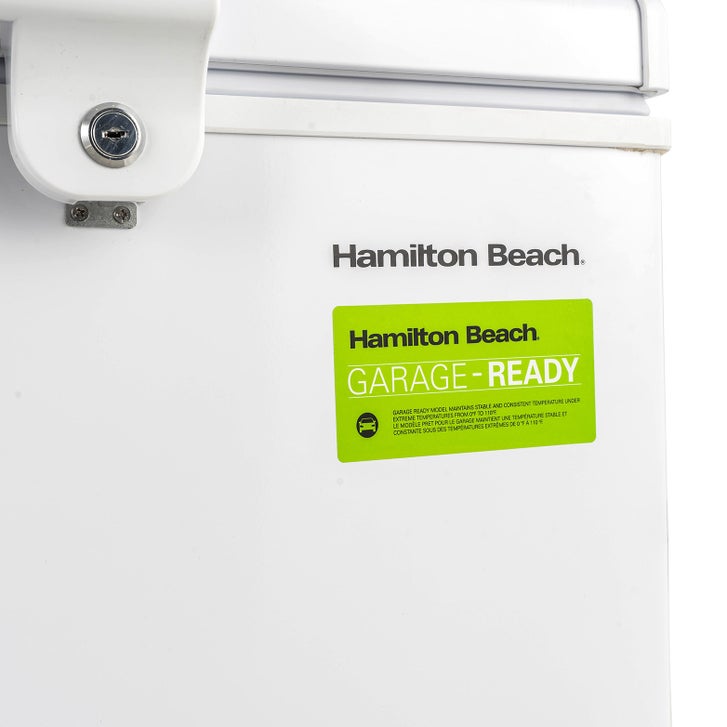 Hamilton Beach Garage Ready Chest Freezer with Double Door Lid, 21