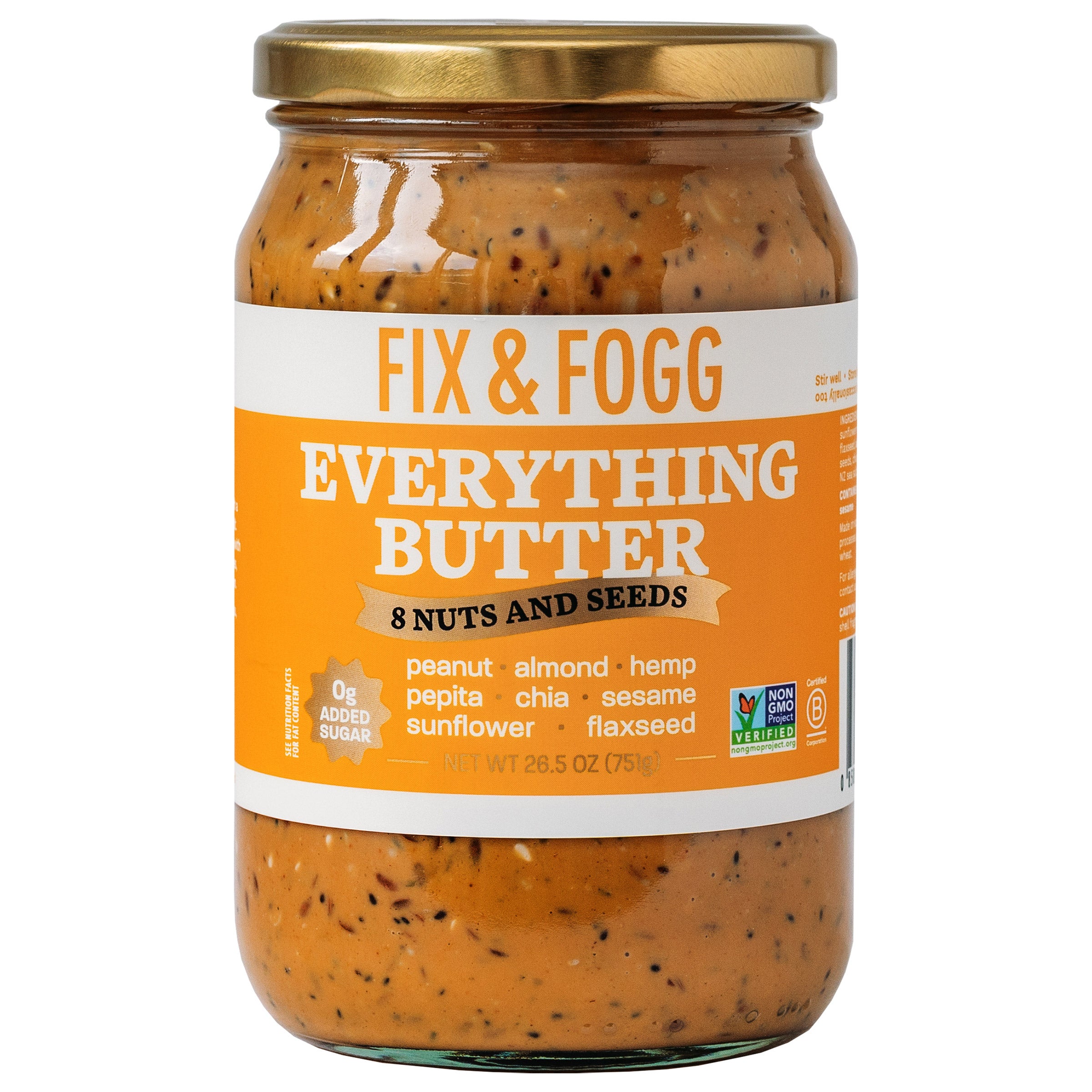 FIX AND FOGG EVERYTHING BUTTER 26.5 OZ
