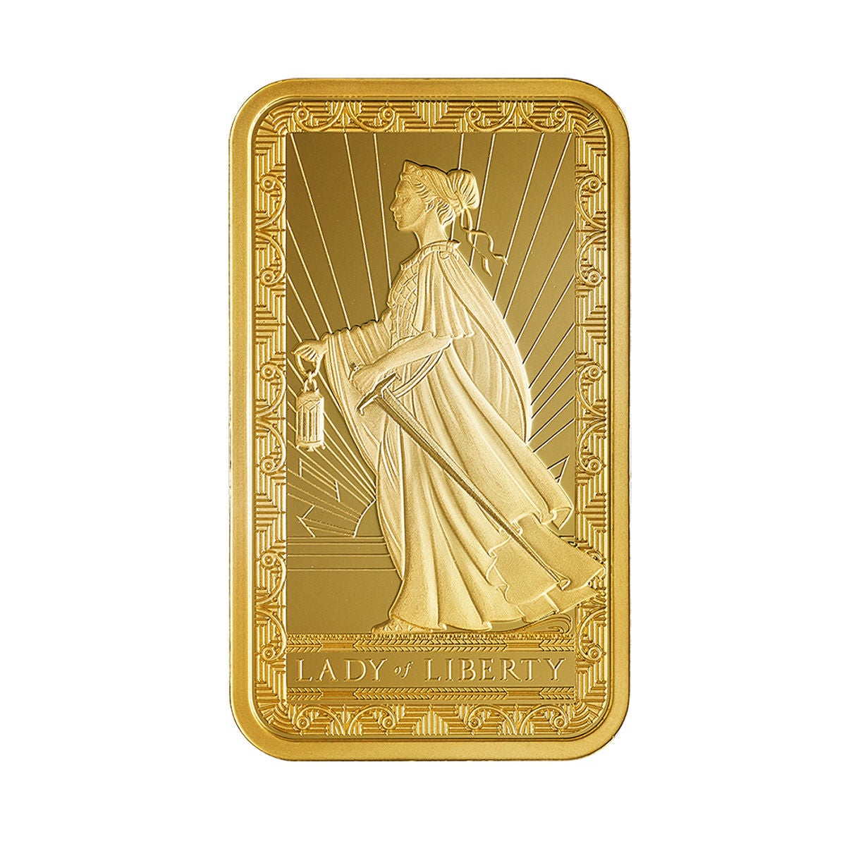 1 oz Gold Bar PAMP/Newmont Lady of Liberty (New in Assay) | Costco