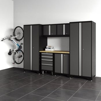 NewAge Products Bold XL Series 7-Piece Garage Cabinetry Set