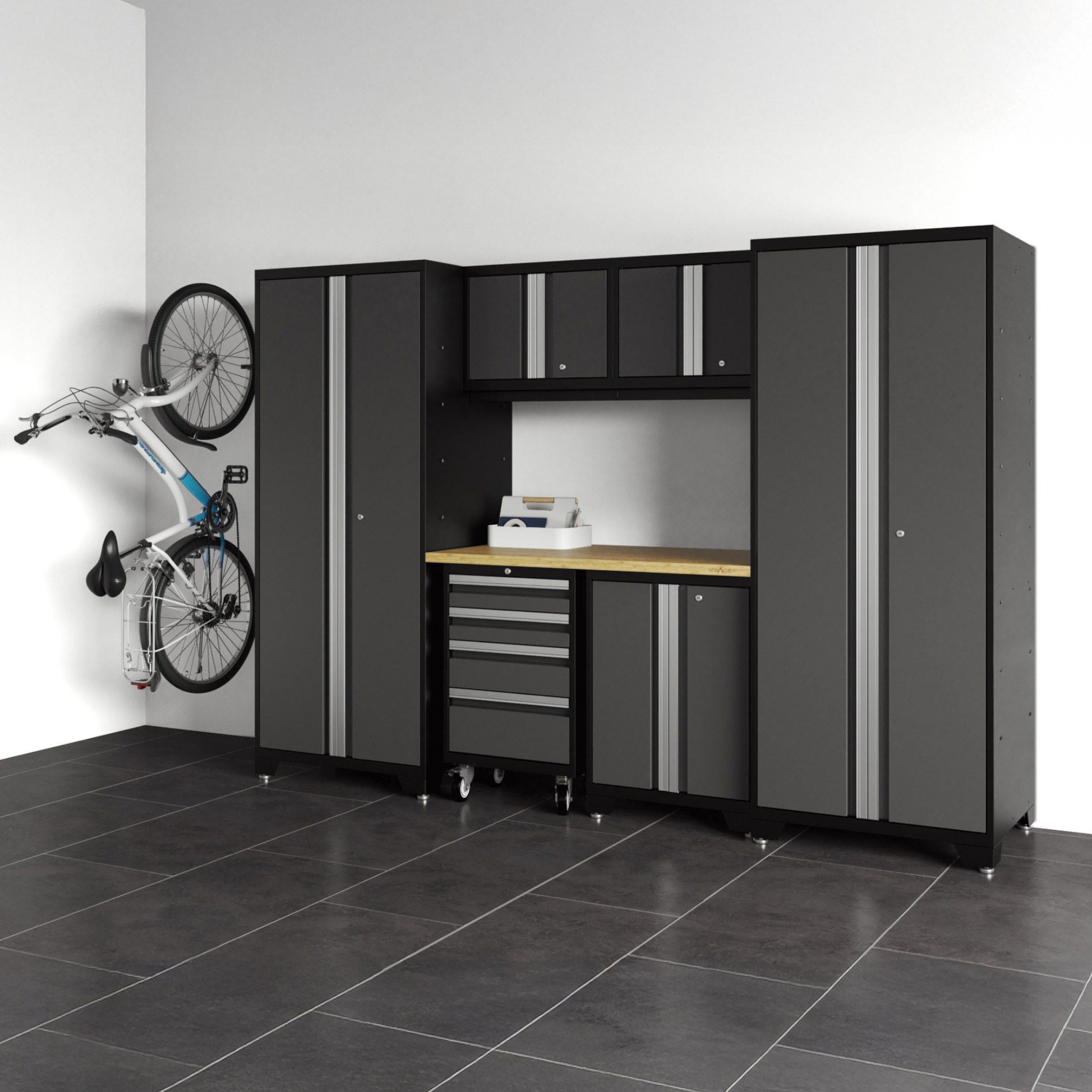 NewAge Products Bold XL Series 7-Piece Garage Cabinetry Set | Costco