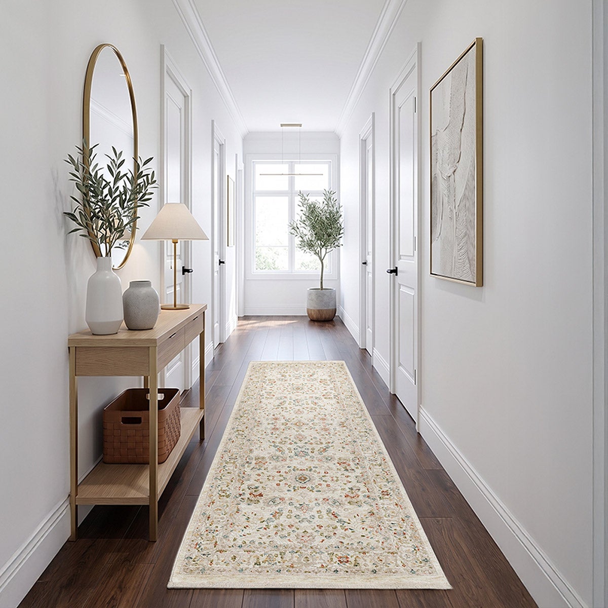 Mohawk Home Memento Runner Rug, Samina Ivory, 2' x 5'3” | Costco