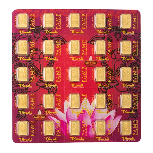 25 g PAMP Diwali Lakshmi and Sacred Cow Multigram
